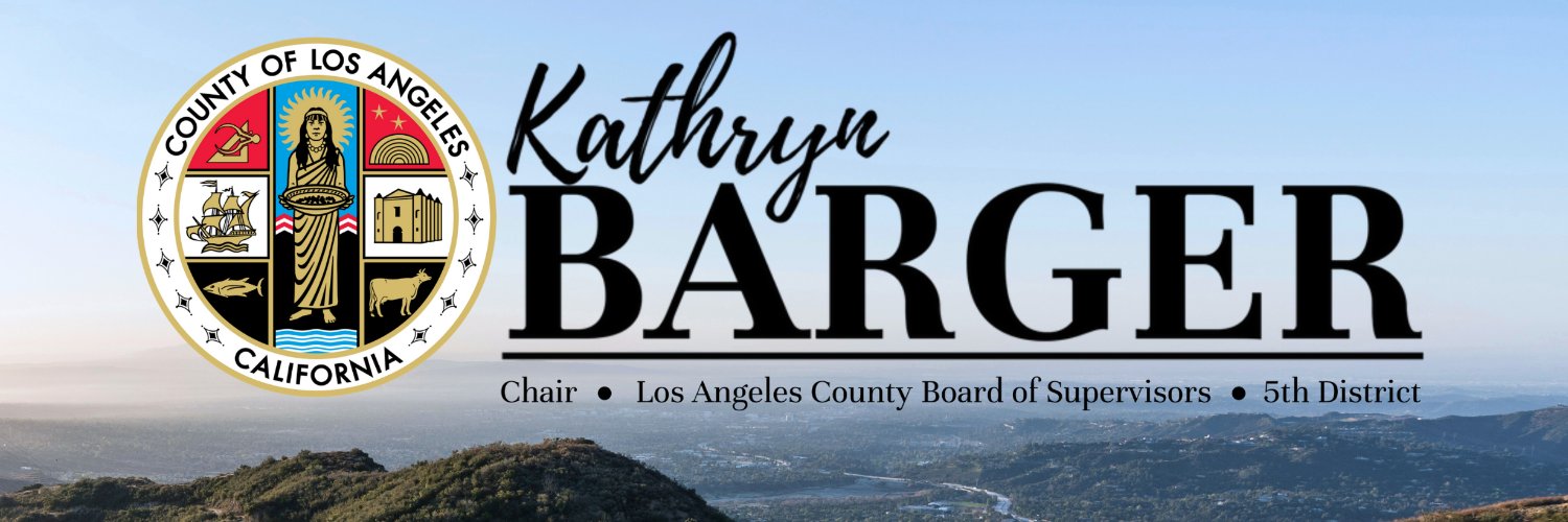 Supervisor Kathryn Barger's banner