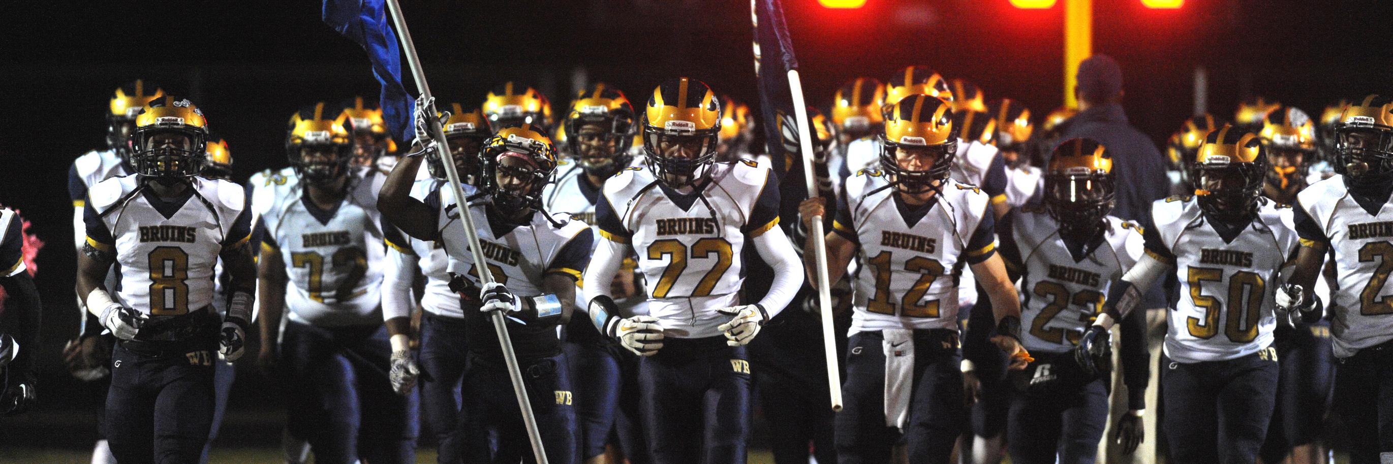 WB Bruins Football banner