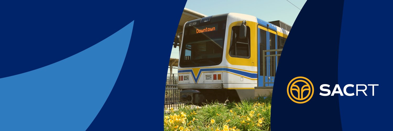 Sacramento Regional Transit's banner