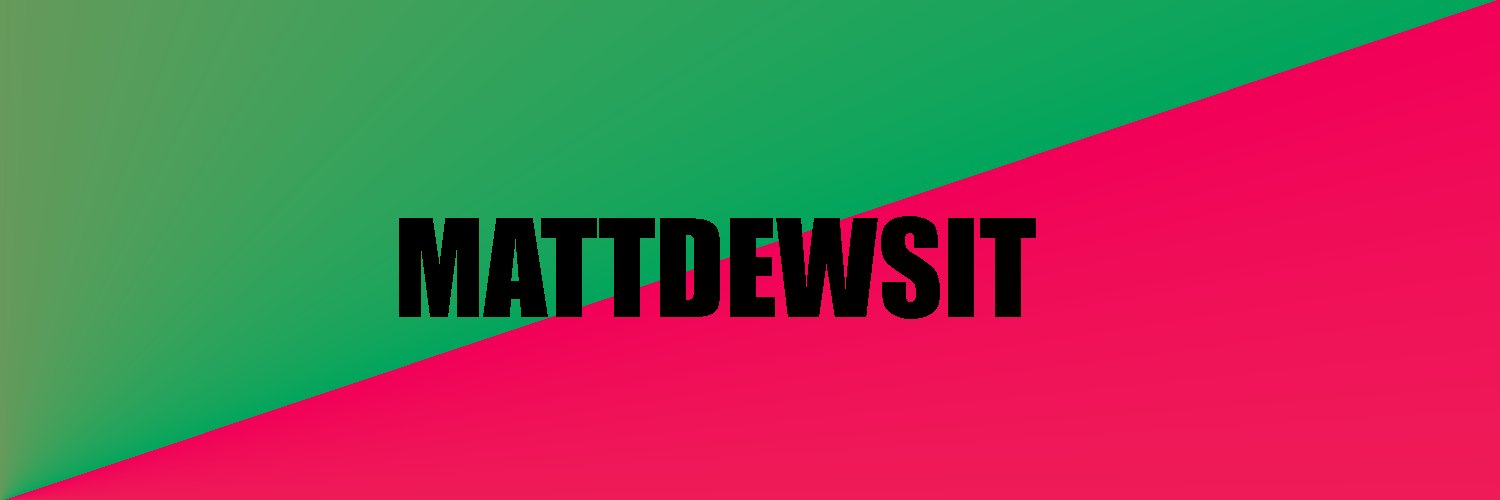 MATTDEWSIT's profile banner image