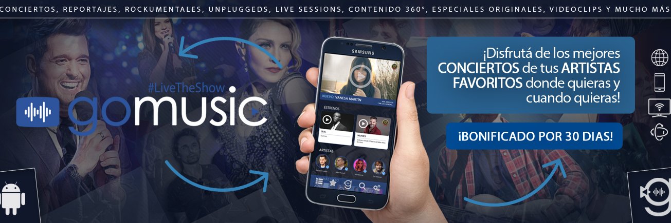 GoMusic Latin banner