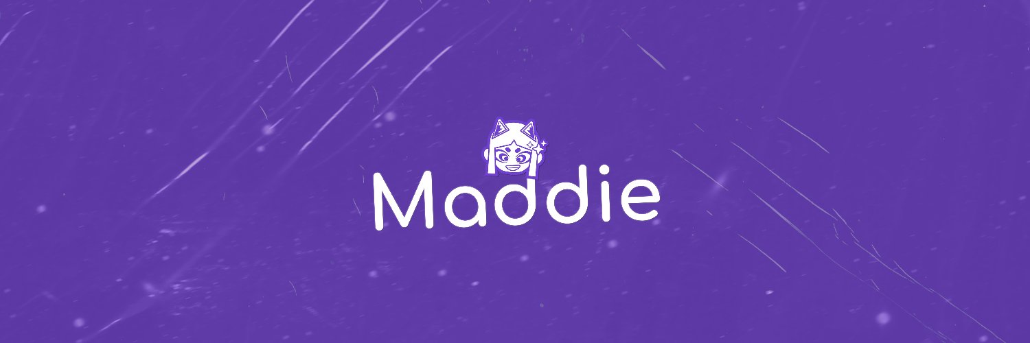 Maddie banner