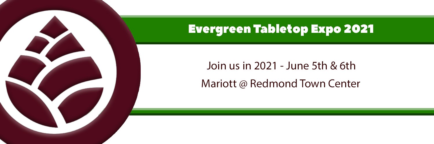 Evergreen Tabletop Expo banner