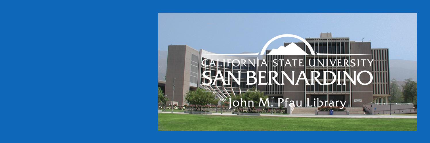 John M. Pfau Library banner