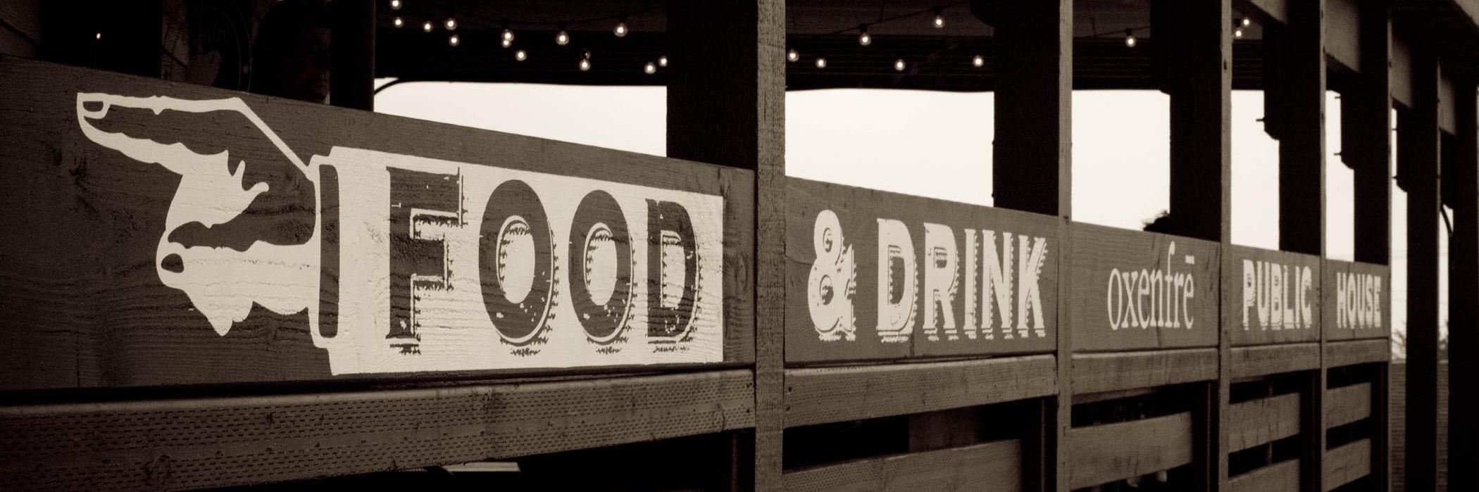 Oxenfre Public House banner