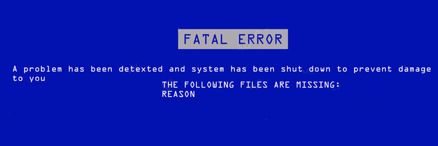 404 not found banner