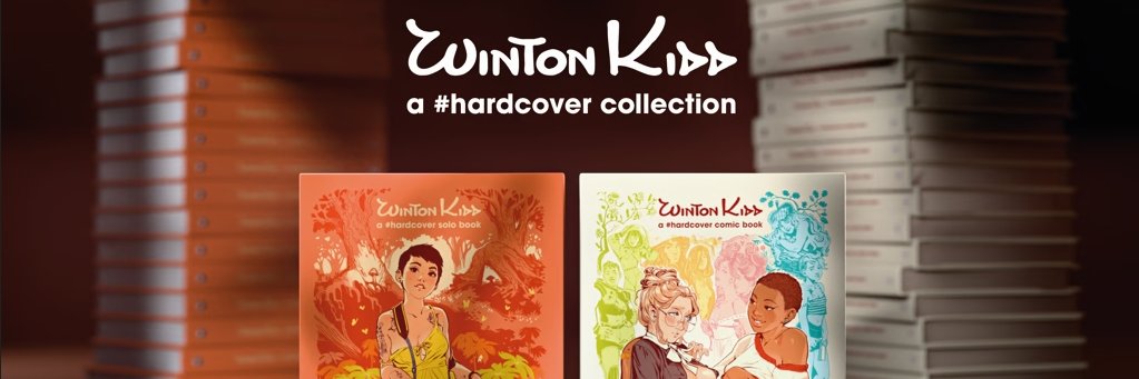 Winton Kidd 🔞has a NEW ARTBOOK on Kickstarter! banner