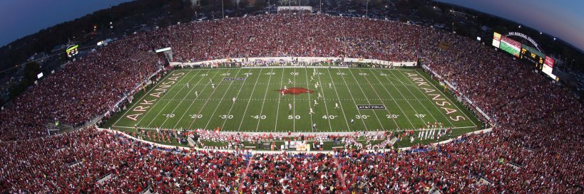 War Memorial Stadium banner