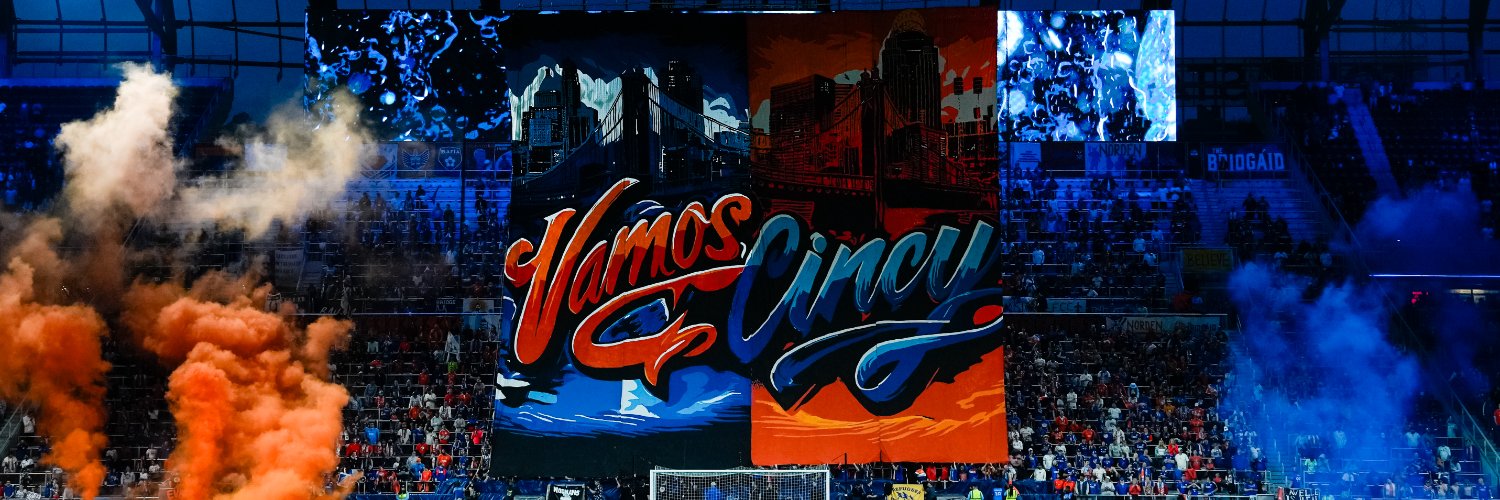 FC Cincinnati's banner