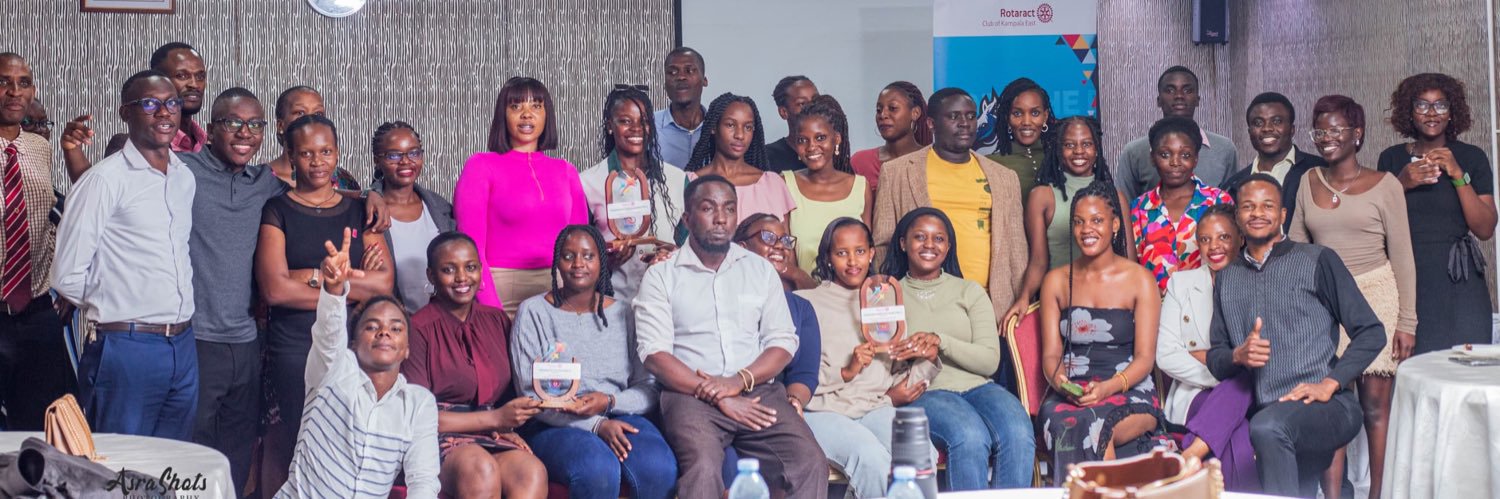 Rotaract Club of Kampala East's banner