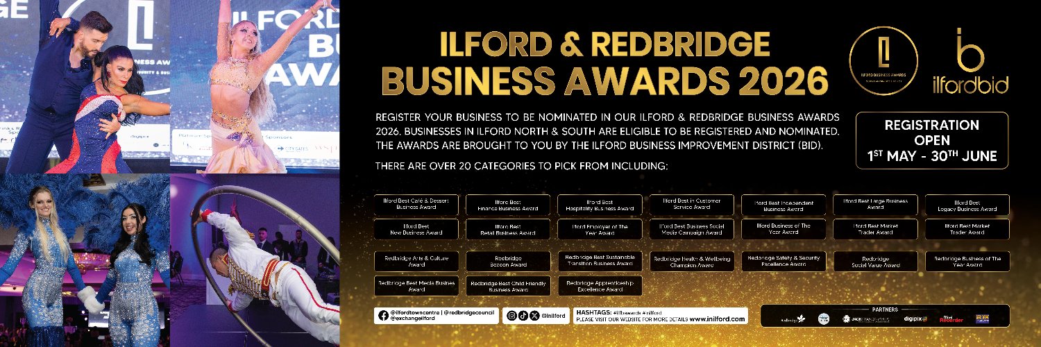 Twitter banner for @InIlford