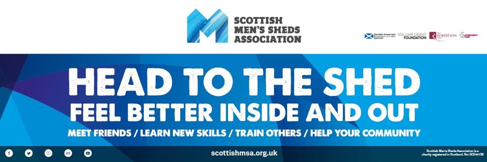 Scottish Men's Sheds Association (SMSA) banner