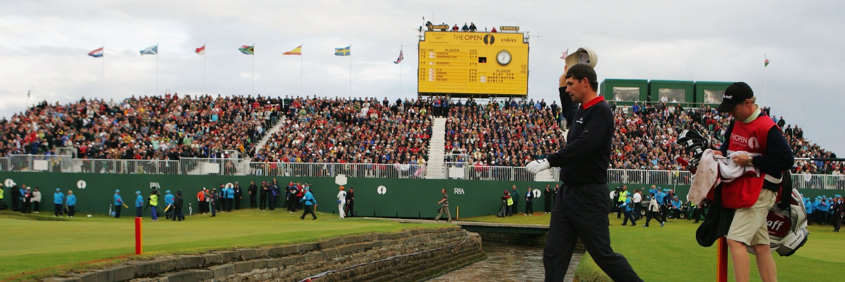 Padraig Harrington's banner