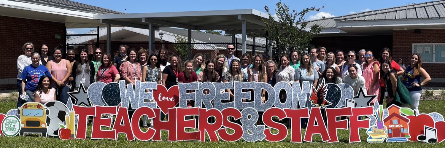 Freedom Elementary School banner