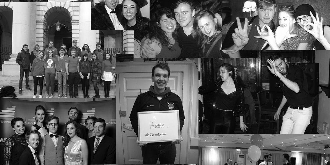 Q Soc, Trinity LGBT banner