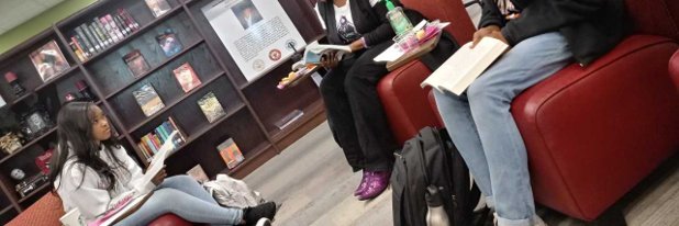 Jack Yates HS Library banner