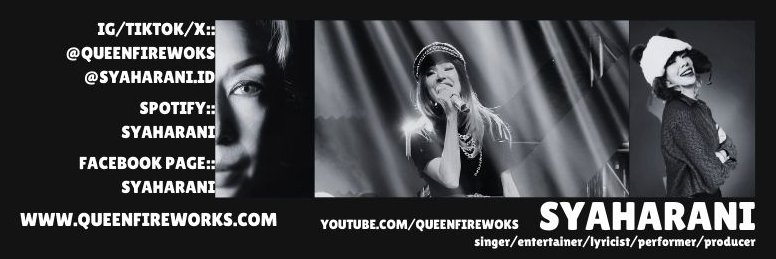 RAYAKAN MUSIK / syaharani / the singer banner