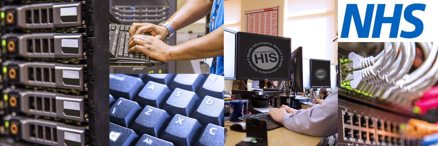 NHS Leicestershire Health Informatics Service banner