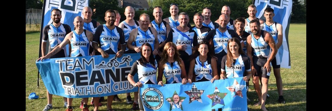 Team Deane Community triathlon Club banner