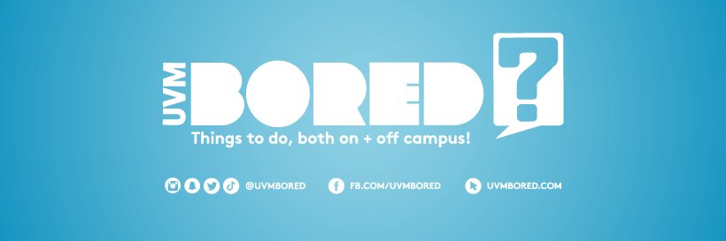 UVM BORED banner