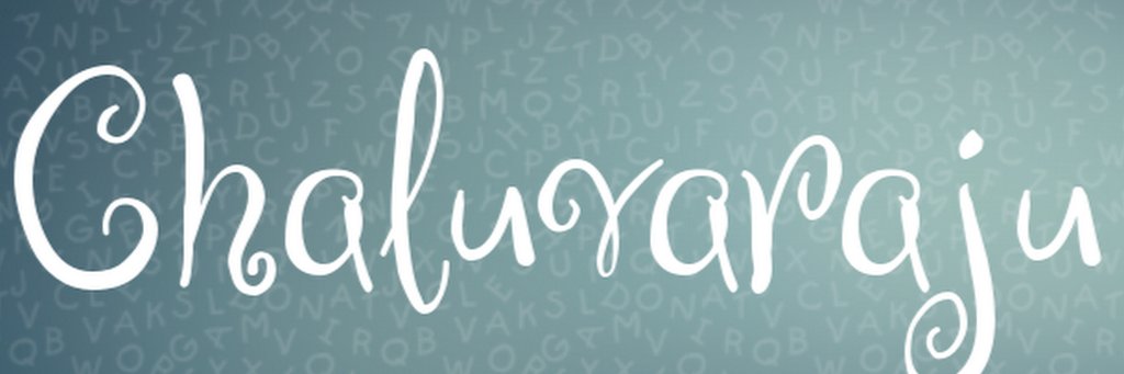 chaluvarajp's profile banner image
