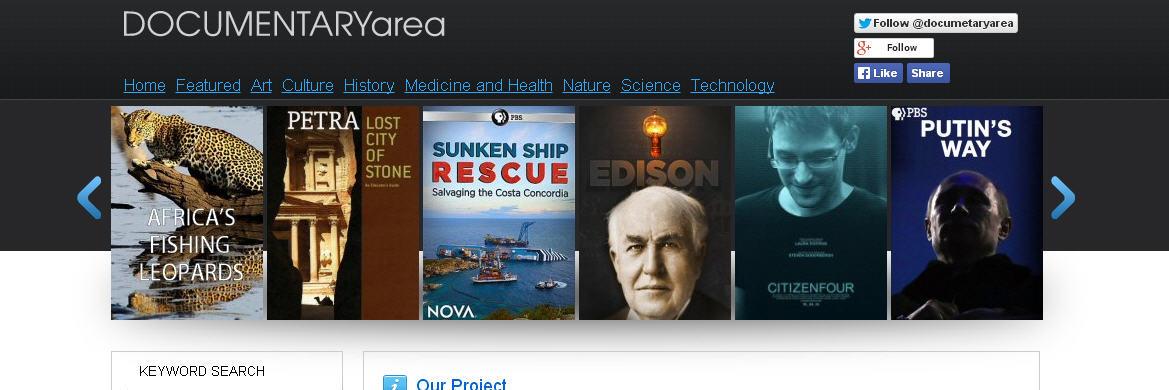 Documentary Area banner