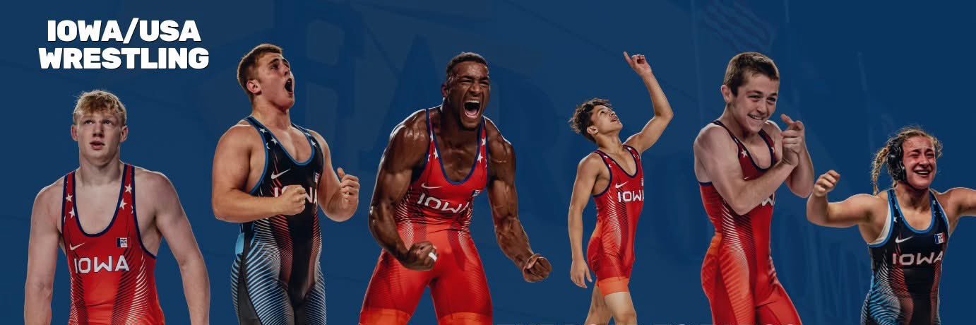 Iowa/USA Wrestling banner