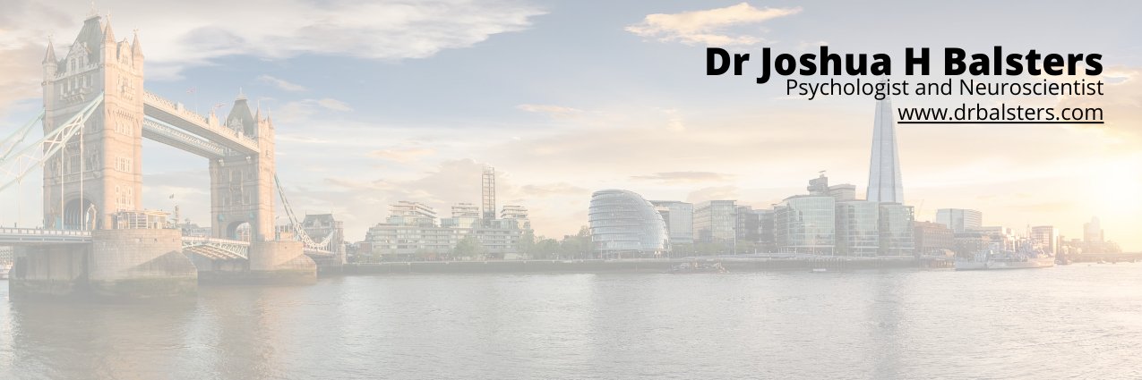 Dr Joshua Henk Balsters banner
