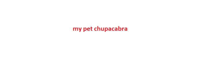 MyChupacabra's profile banner image