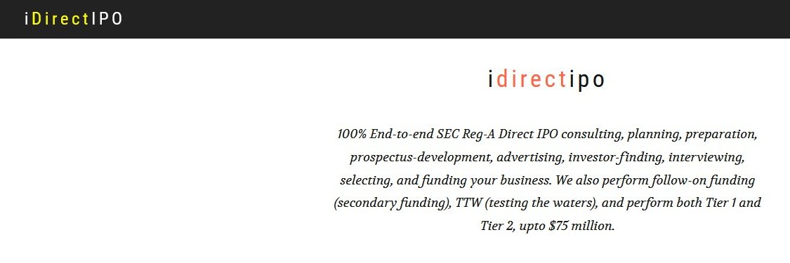 iDirectIPO's profile banner image