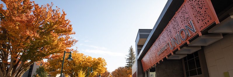 The University Union banner