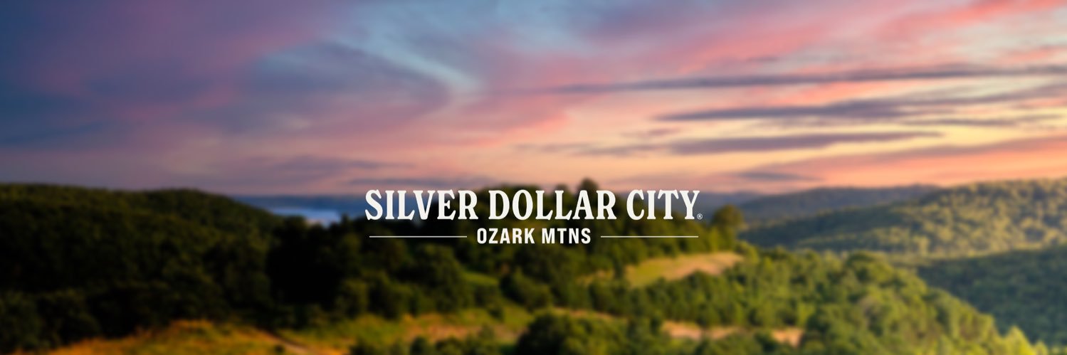 Silver Dollar City's banner