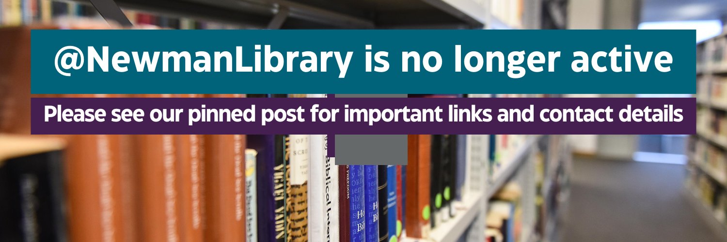 Birmingham Newman Library banner