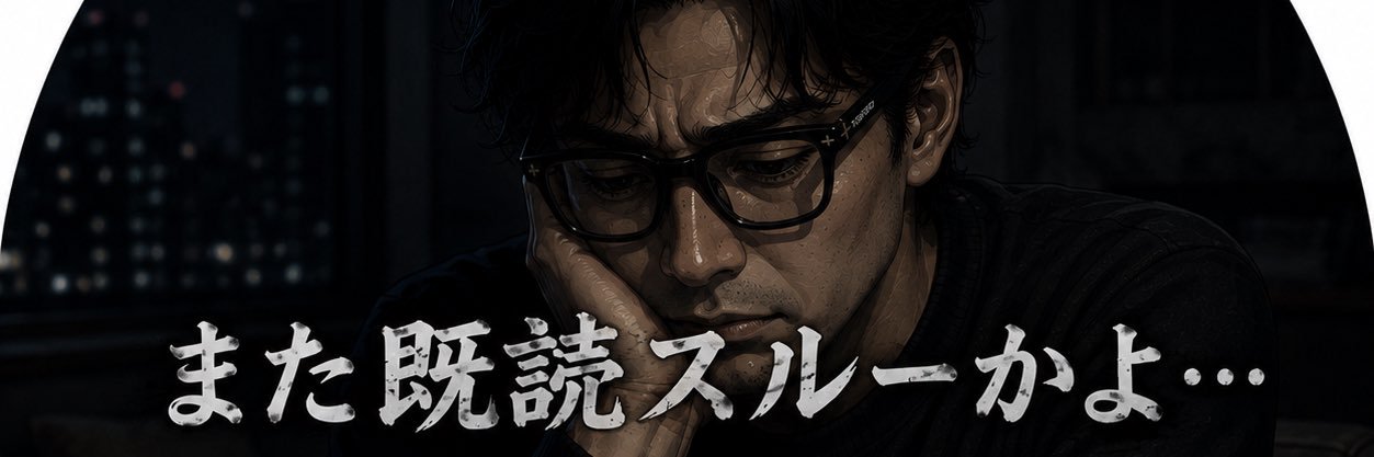 既読スルーされた男 banner