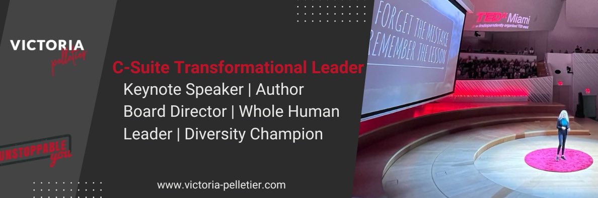 Victoria Pelletier | Keynote Speaker | Executive banner