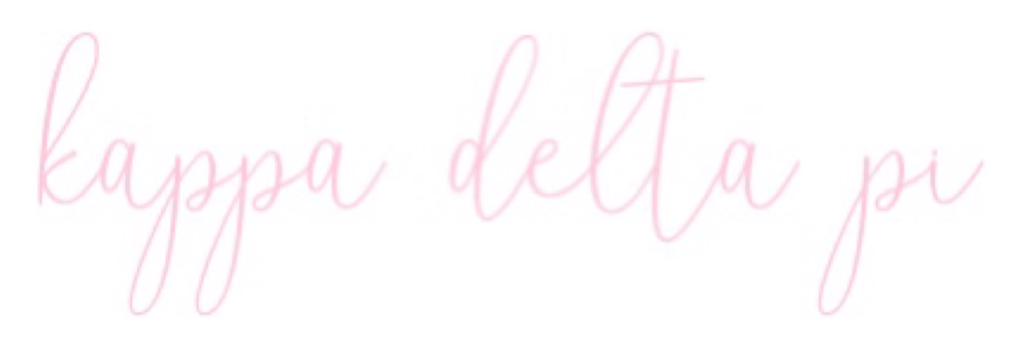 Kappa Delta Pi Pitt banner