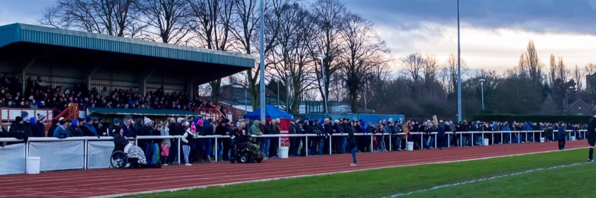 The Pingles Stadium banner