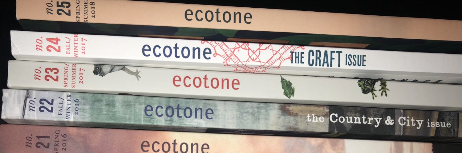 Ecotone Magazine banner