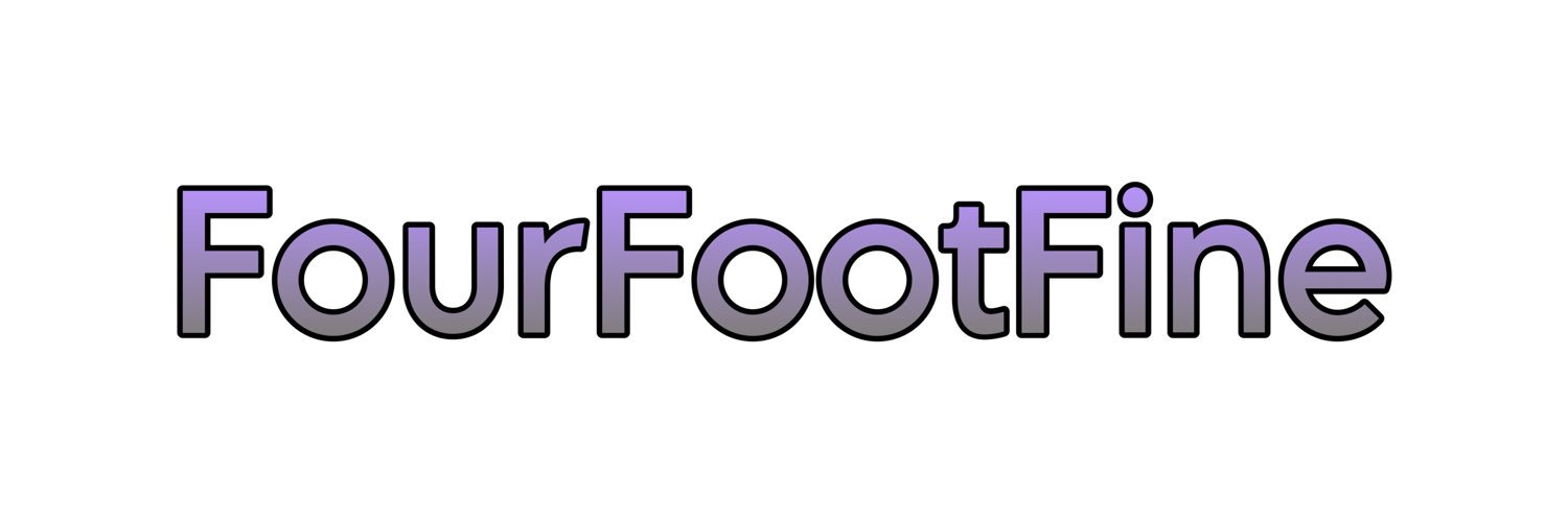 fourfootfine's profile banner image