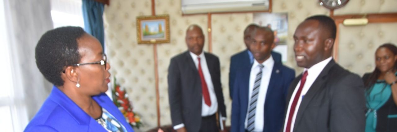 Gibore Maroah. General Secretary/C.E.O. KUCO banner