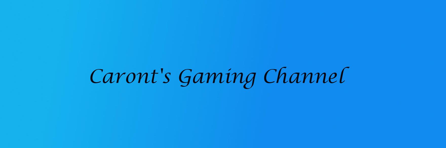 CarontGaming's profile banner image
