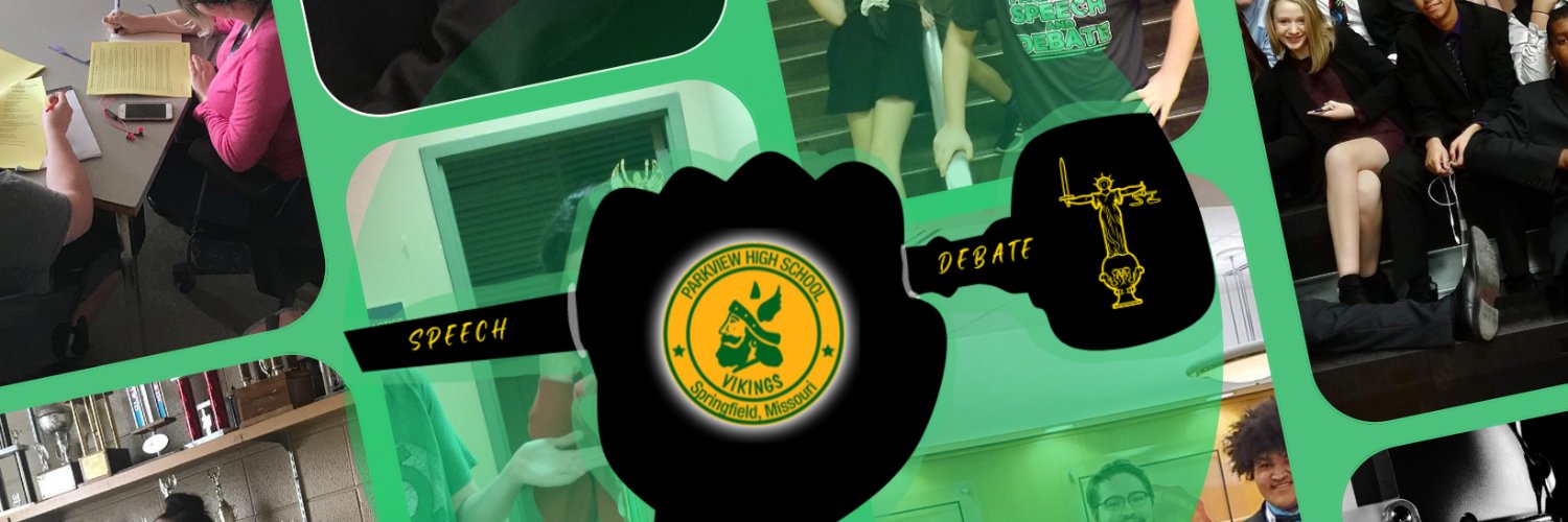 Parkview Speech & Debate banner