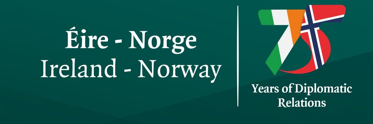 Ireland in Norway's banner