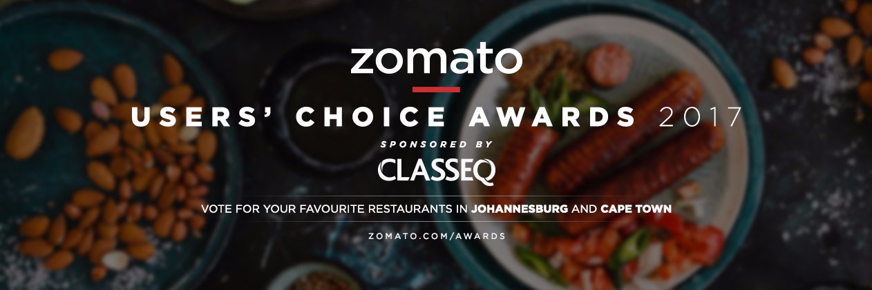 Zomato South Africa banner
