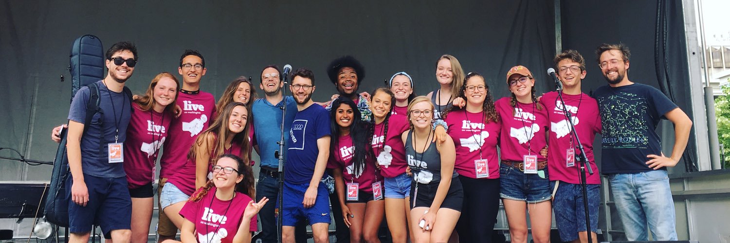 Live on Washington banner