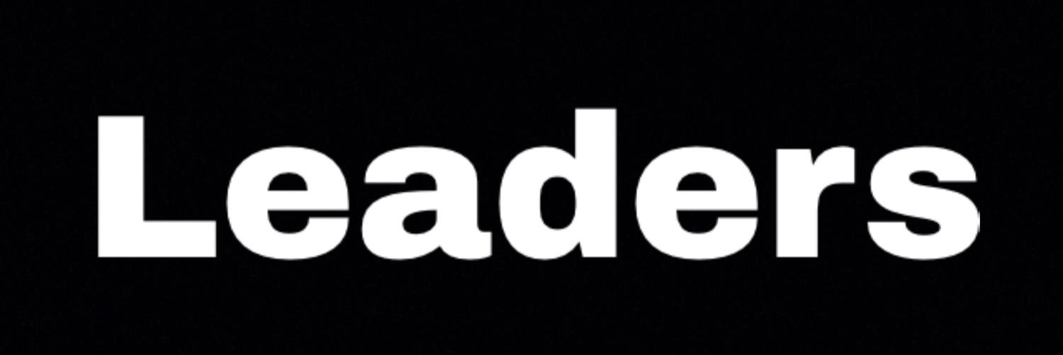 Twitter banner for @Leaders
