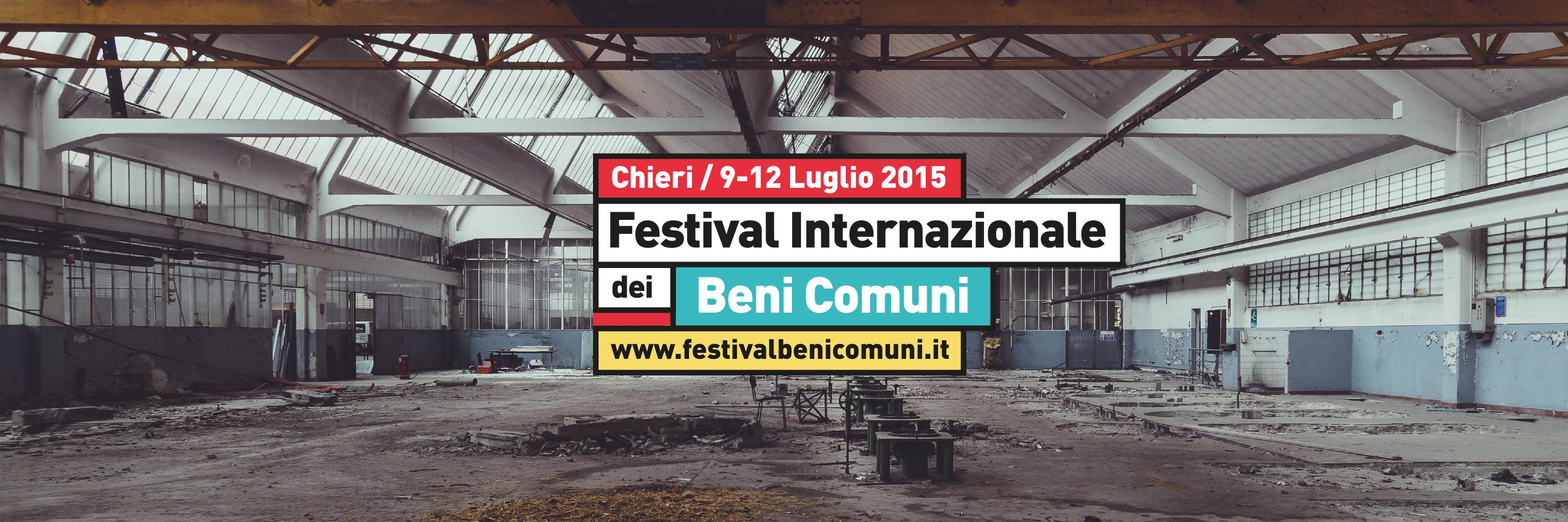 Festival Beni Comuni banner
