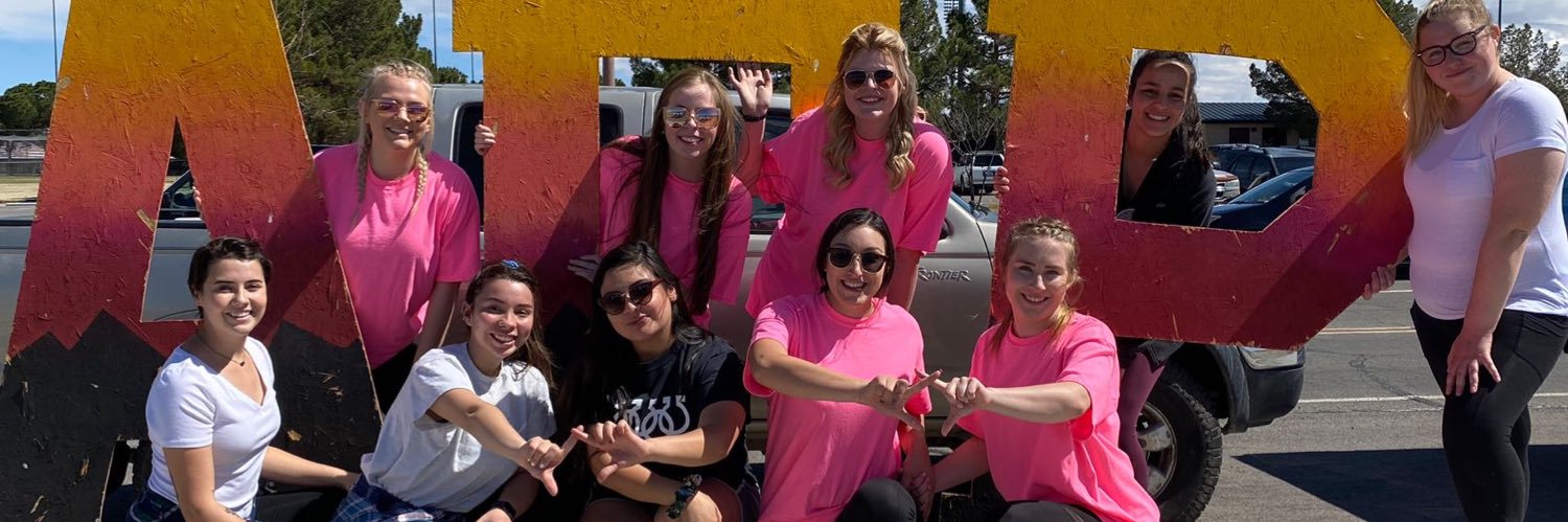 NMSU Chi Omega banner