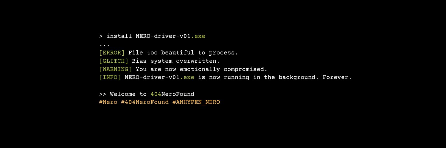 404NeroFound's profile banner image