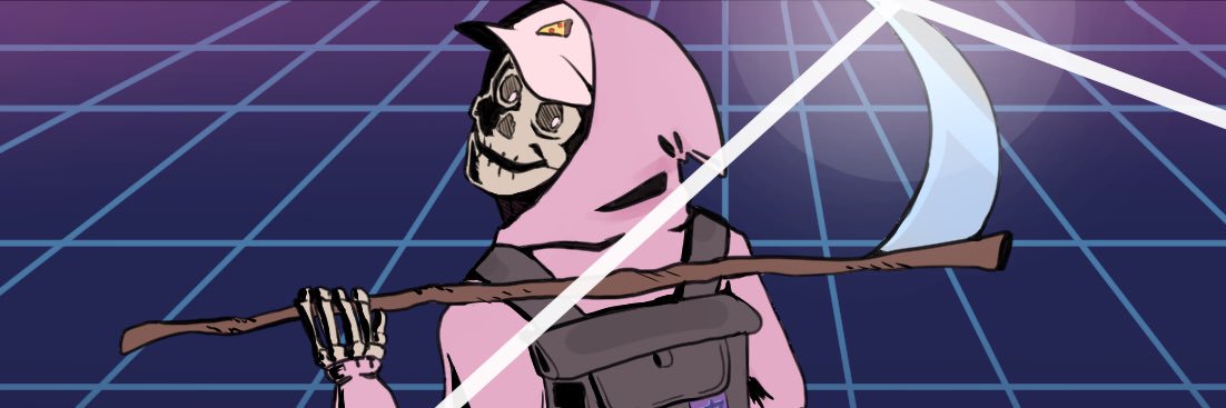 Pizzaboy 🍕💀 Skeleton Vtuber banner